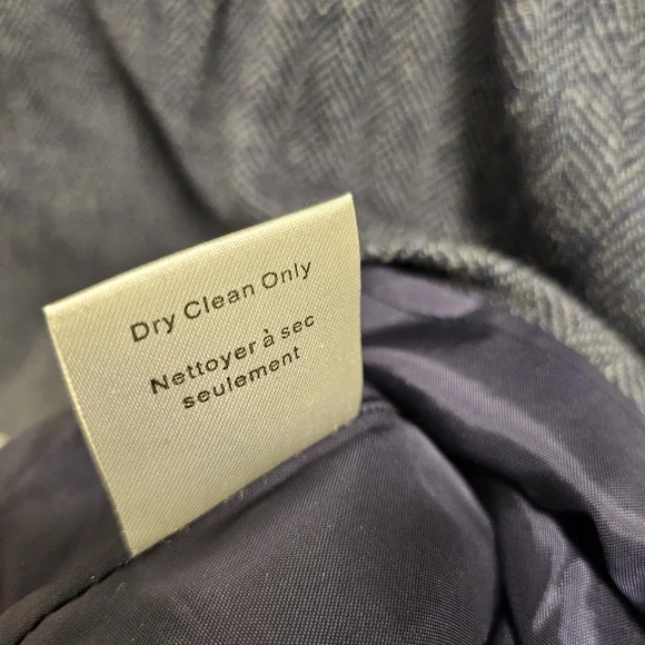 Wilfred Blue and Gray Herringbone Dress - Picture 8 of 9